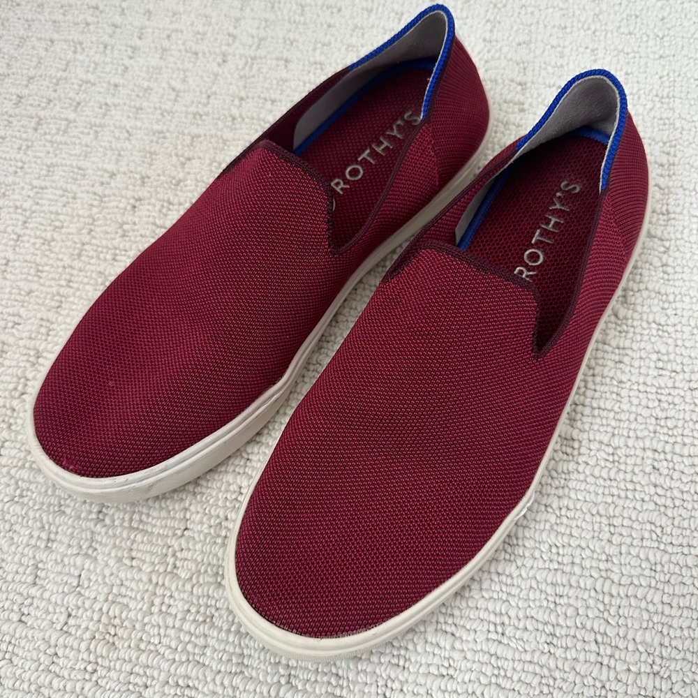 Rothy's Red and Blue Women's Sneakers